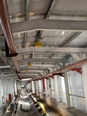 输料皮带廊道照明灯具选择
